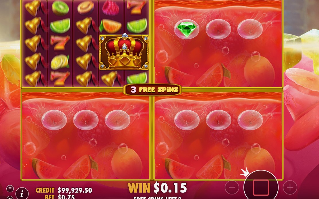 Free Spins auf der ersten freigeschalteten Matrix oben links