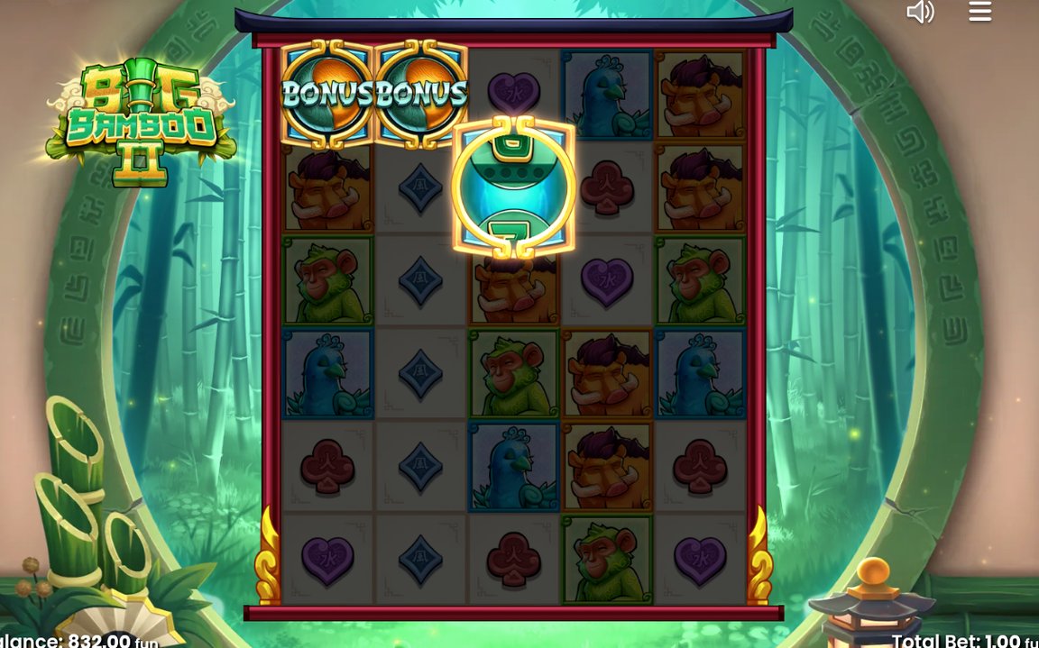 Low Symbol Meter mit gesammelten Bonus- und Extra-Spin-Symbolen